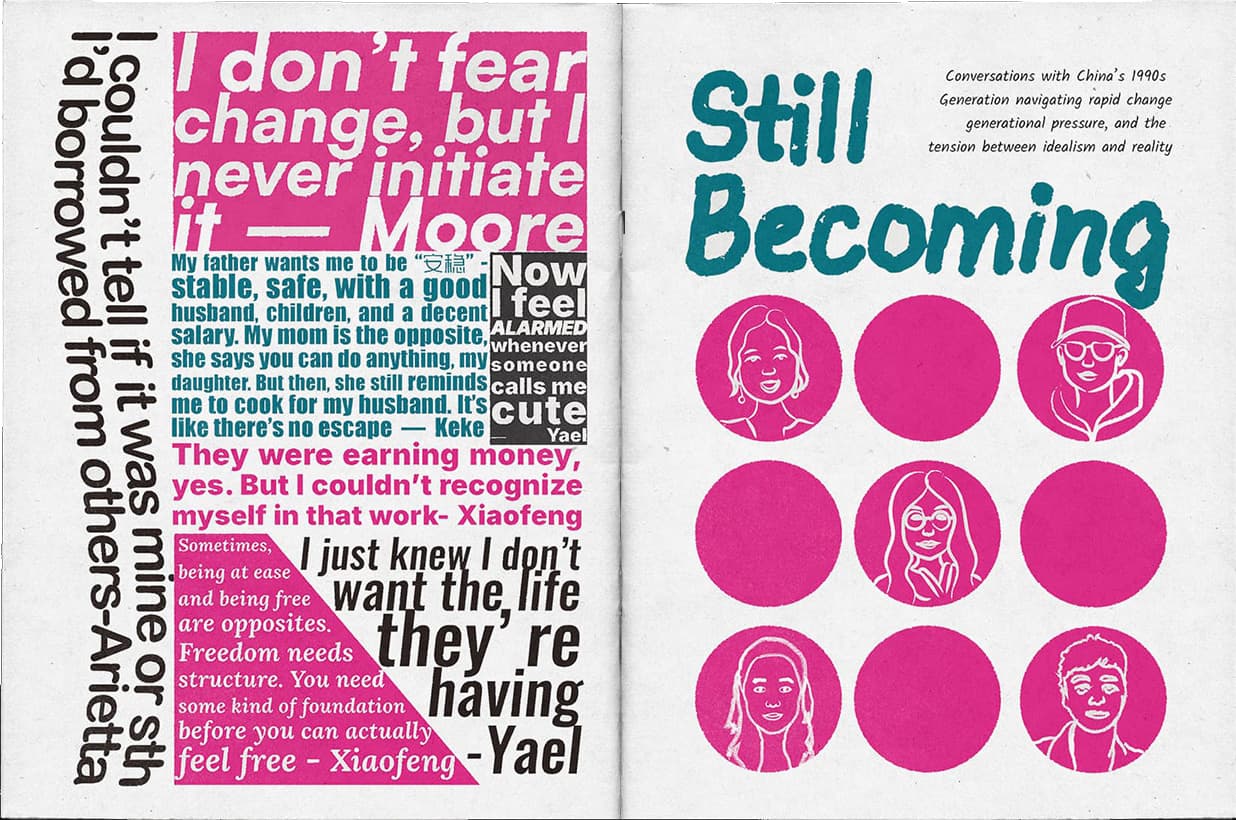 Cover of the zine Still Becoming